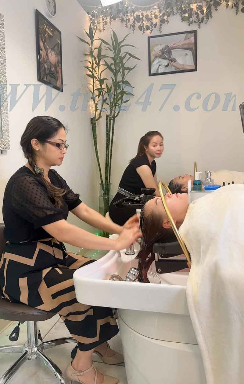 ĐÀO TẠO HỌC VIÊN NAILS VÀ GỘI ĐẦU DƯỠNG SINH DIỆN CHẨN IN KATY TX